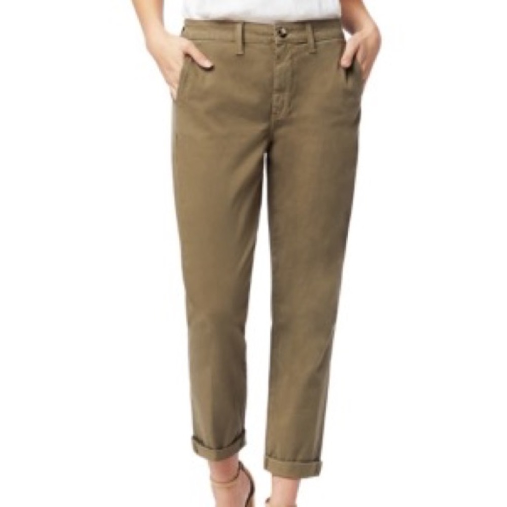 NWT Sam Edelman Morrisson Trouser in Olive Size 14/32 Cotton